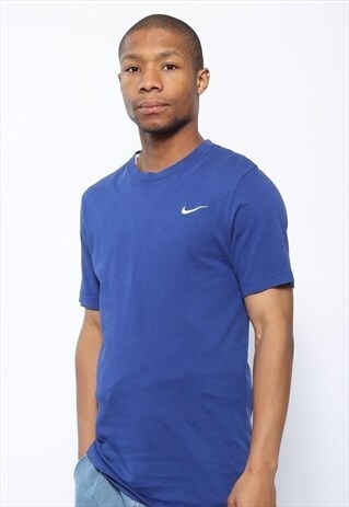 VINTAGE NIKE LOGO T-SHIRT BLUE