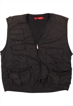 Vintage 90's Occhi&Belli Gilet Vest Sleeveless Full Zip Up