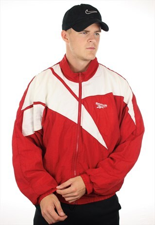 VINTAGE 90S REEBOK SOFT SHELL WINDBREAKER JACKET