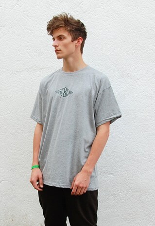 G&G UNISEX GREY DIAMOND TEE