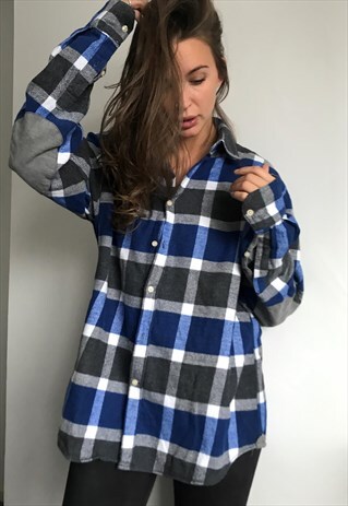 VINTAGE FLANNEL OVERSIZED RETRO UNISEX SHIRT VINTAGE FLANNEL