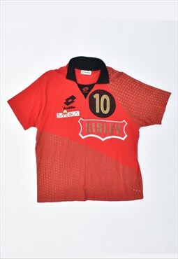 Vintage 90's Lotto Polo Shirt Red
