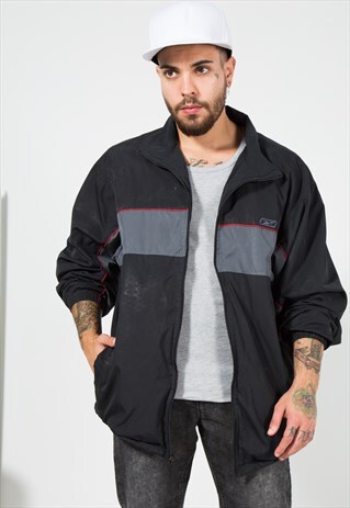 VINTAGE 80S REEBOK SHELL SPORT JACKET / S1564