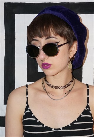 VINTAGE 90'S / Y2K MULTI COLOURED MARBLE EFFECT SUNGLASSES