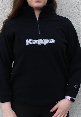 VINTAGE KAPPA HALF ZIP FLEECE SIZE WOMEN'S SMALL