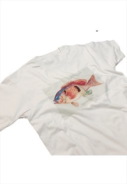 Frank Edward Clarke Fish T-Shirt Deep Sea South Pacific Aqua