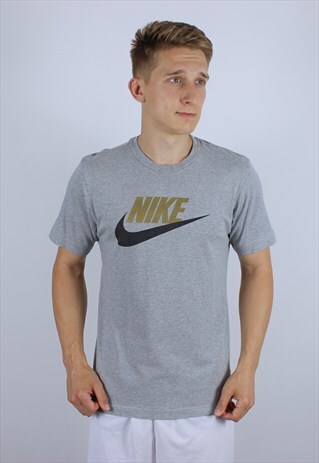 VINTAGE NIKE BIG LOGO MENS T-SHIRT TOP SHIRT