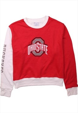 Vintage 90's Champion Sweatshirt Ohio State Crew Neck Red