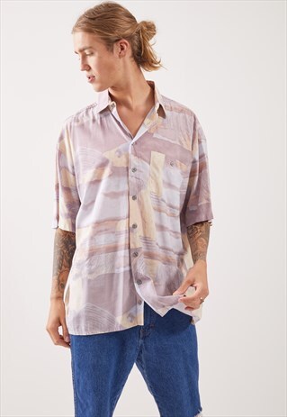 VINTAGE PATTERNED FESTIVAL SHORT SLEEVE SHIRT