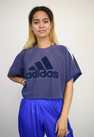 VINTAGE 90'S ADIDAS CROP SWEATSHIRT
