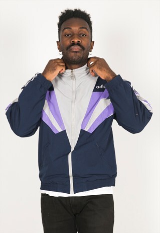 VINTAGE 80S USA ADIDAS SHELL SPORT JACKET / R043