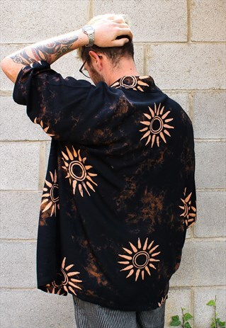 FAIRTRADE FESTIVAL OVERSIZE ORANGE SUN SHIRT