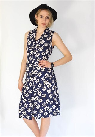 VINTAGE 90'S GRUNGE FLORAL LONG DRESS