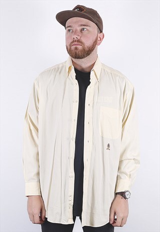 VINTAGE YELLOW TOMMY HILFIGER SHIRT
