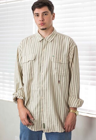VINTAGE TOMMY HILFIGER SHIRT LOGO 90S XL 10.4