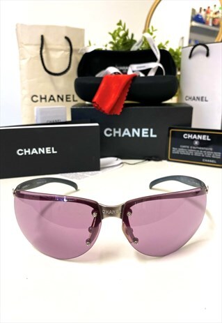 CHANEL CC 4010 SPORTS OVERSIZED RIMLESS SUNGLASSES
