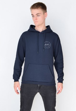 NAVY 5 EMBLEM (WHITE) HOODIE