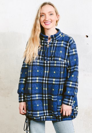 VINTAGE 90S LINED FLEECE SWEATER