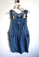 VINTAGE DENIM DUNGAREE JUMPSUIT ROMPER OVERALL SKIRT