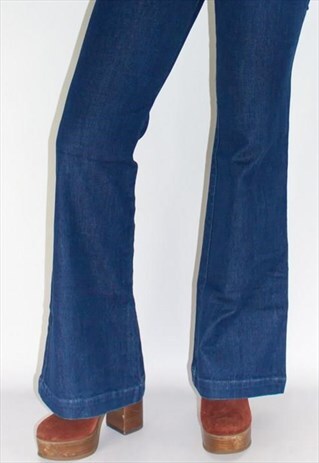 RETRO FCUK SLIM FIT WIDE LEG FLARES