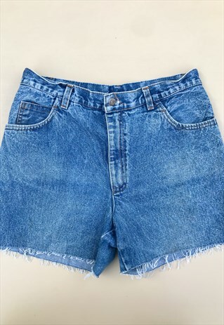 VINTAGE 90'S BLUE LEVI MOM SHORTS