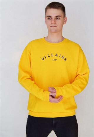 YELLOW VILLAINS LDN (NAVY) SWEATSHIRT