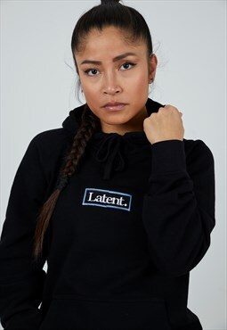 Latent Goods - 'Sellincourt' embroidered Hoodie in Black
