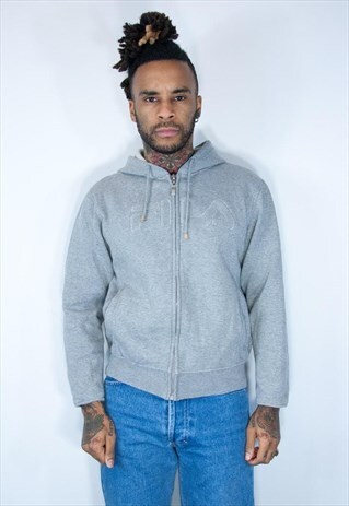 FILA VINTAGE HOODIE GREY