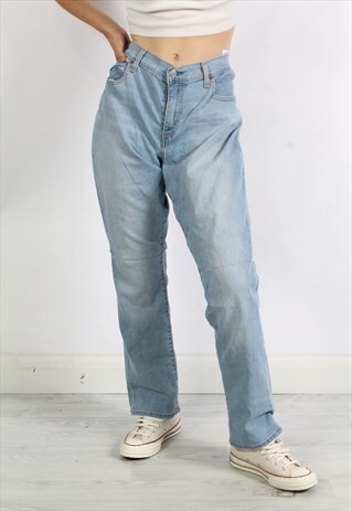 VINTAGE LEVIS HIGH WAISTED FIT JEANS BLUE W38