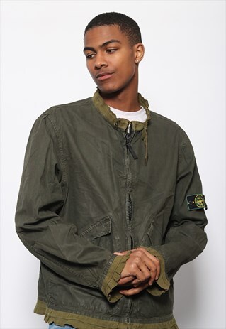 VINTAGE STONE ISLAND JACKET GREEN