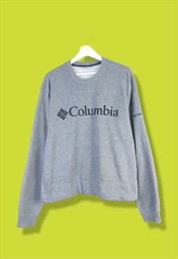Vintage Columbia Sweatshirt in Grey M