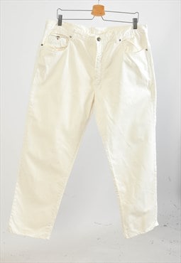 Vintage 90s trousers in white