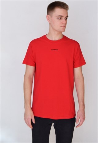 RED DIFFERENT T-SHIRT