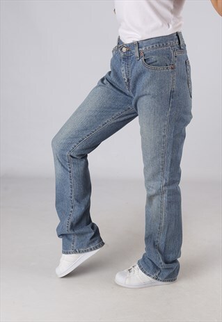 VINTAGE LEVIS 515 BOOTCUT FLARE JEANS UK 14 (DL1F)