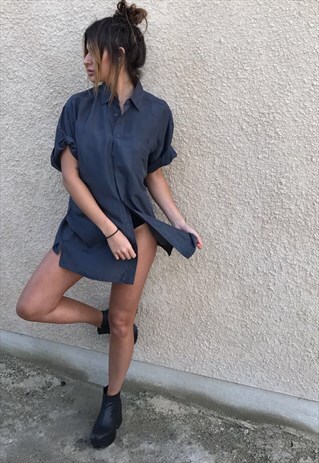 PATTERNED OVERSIZED RETRO VINTAGE UNISEX FESTIVAL SHIRT