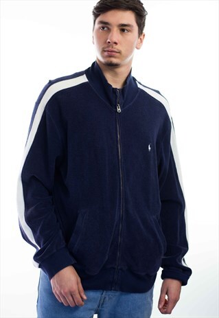 VINTAGE POLO RALPH LAUREN LOGO JACKET 90S XL 21.8