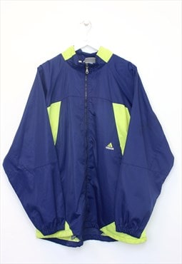 Vintage Adidas track jacket in blue and green. Best fits XL