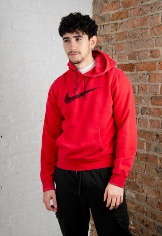 VINTAGE NIKE HOODIE - RED