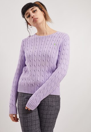 VINTAGE RALPH LAUREN CABLE KNIT JUMPER