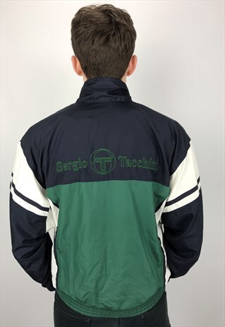 90S VINTAGE SERGIO TACCHINI SPELL OUT TRACK JACKET