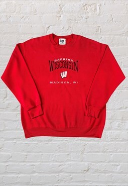 Wisconsin Badgers USA sports sweatshirt 