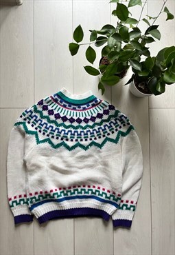 Vintage sweater jumper acryl y2k