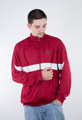 VINTAGE NIKE BASIC CLASSIC LOGO LIGHT SPORT JACKET