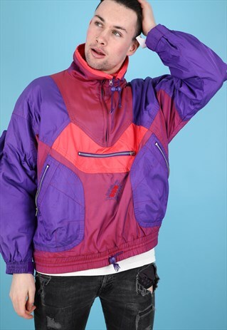 VINTAGE MULTICOLOURED PADDED JACKET NJ186