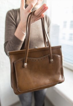 Vintage 60's Brown Bag