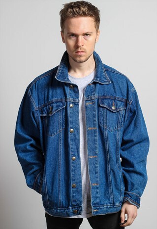 VINTAGE OVERSIZED DENIM JACKET