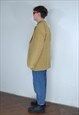 VINTAGE 90'S CHECKERED SCHOOL SUIT GLAM BAGGY BLAZER YELLOW
