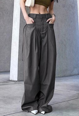 Miillow Vintage Sexy Low Waist Woven Pants