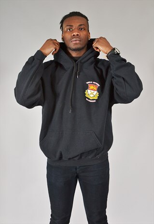 VINTAGE HELL'S CAVALRY HOODIE BLACK