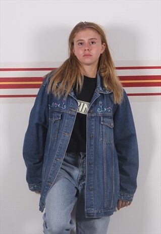 EMBROIDERED RETRO DENIM JACKET